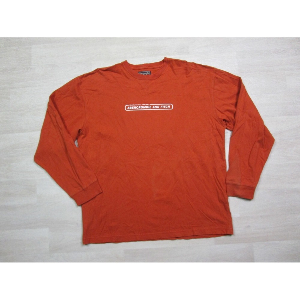 Abercrombie & Fitch Vintage Long Sleeve T‎ Shirt (XL) 1990's A&F Company Preppy